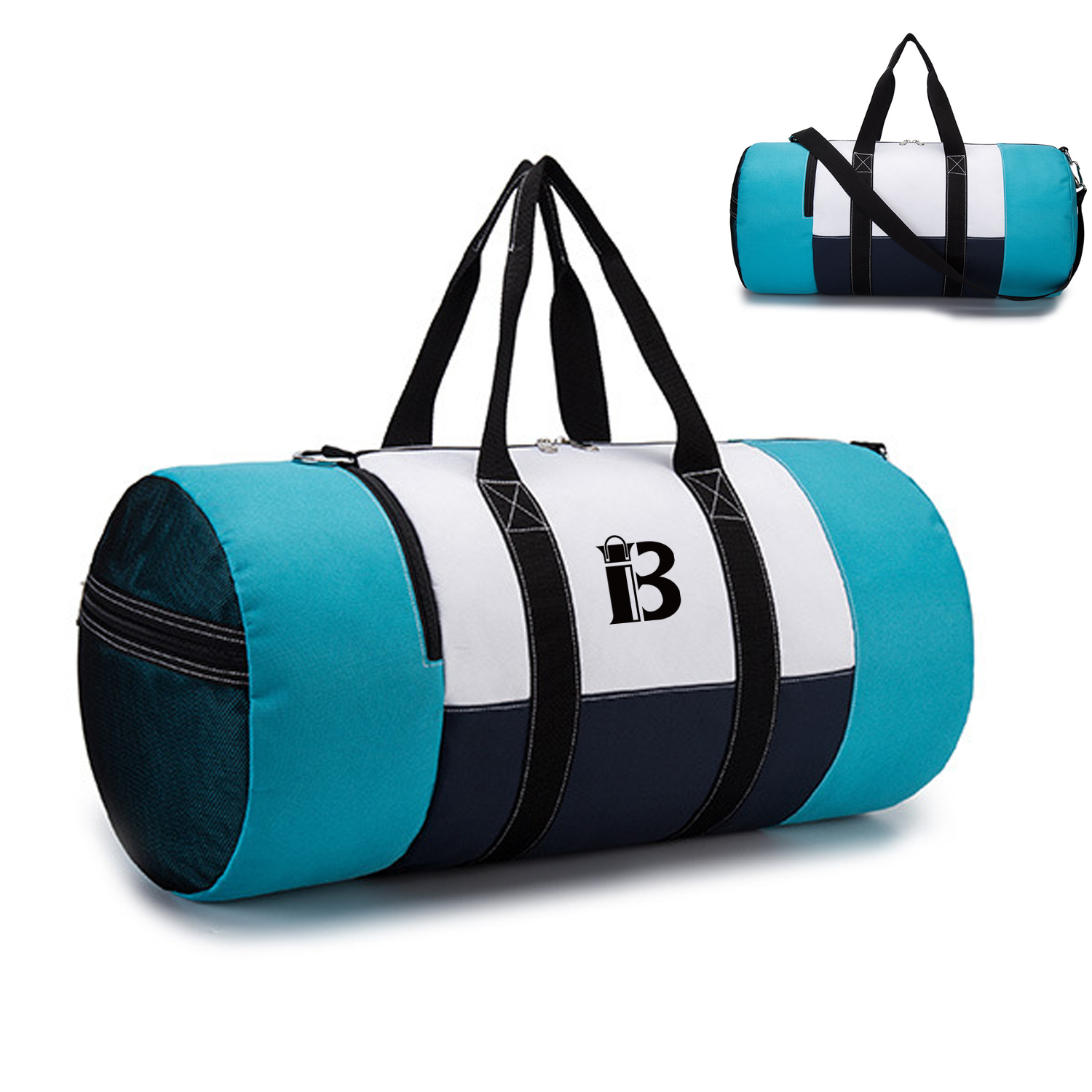 Polyester Weekender Overnight Duffel Gym Bag