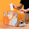 Cosmetics Wet Dry Separate Toiletry Bag with Shoes Storage