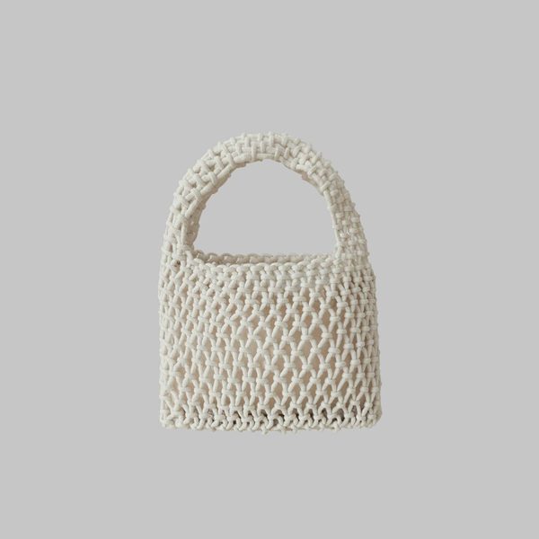 Women Cotton Beach Woven Mini Handbag