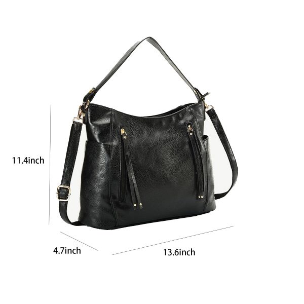 PU lapsting Hobo Bags for Women Handbags Purse Ladies