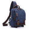 Canvas Cross-body Bag Anti-Theft For Women Men