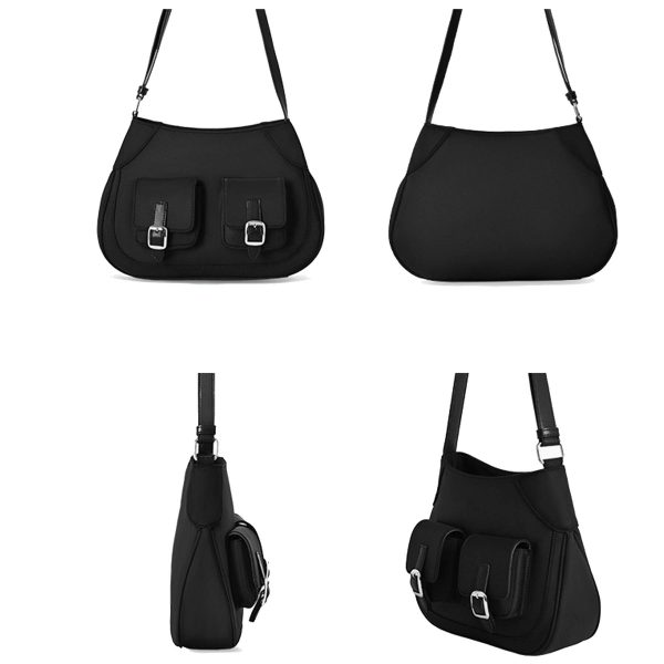 Nylon Crossbody Bag For Women Men