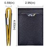 Genuine Leather Men's Ultrathin Anti-theft Wallet