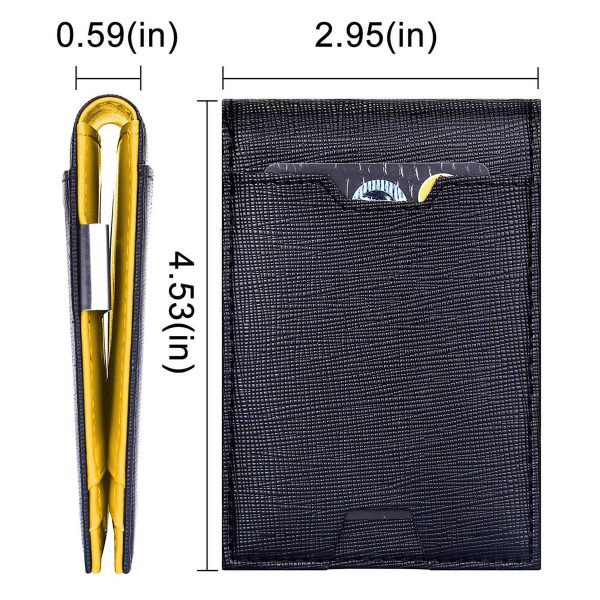 Genuine Leather Men's Ultrathin Anti-theft Wallet