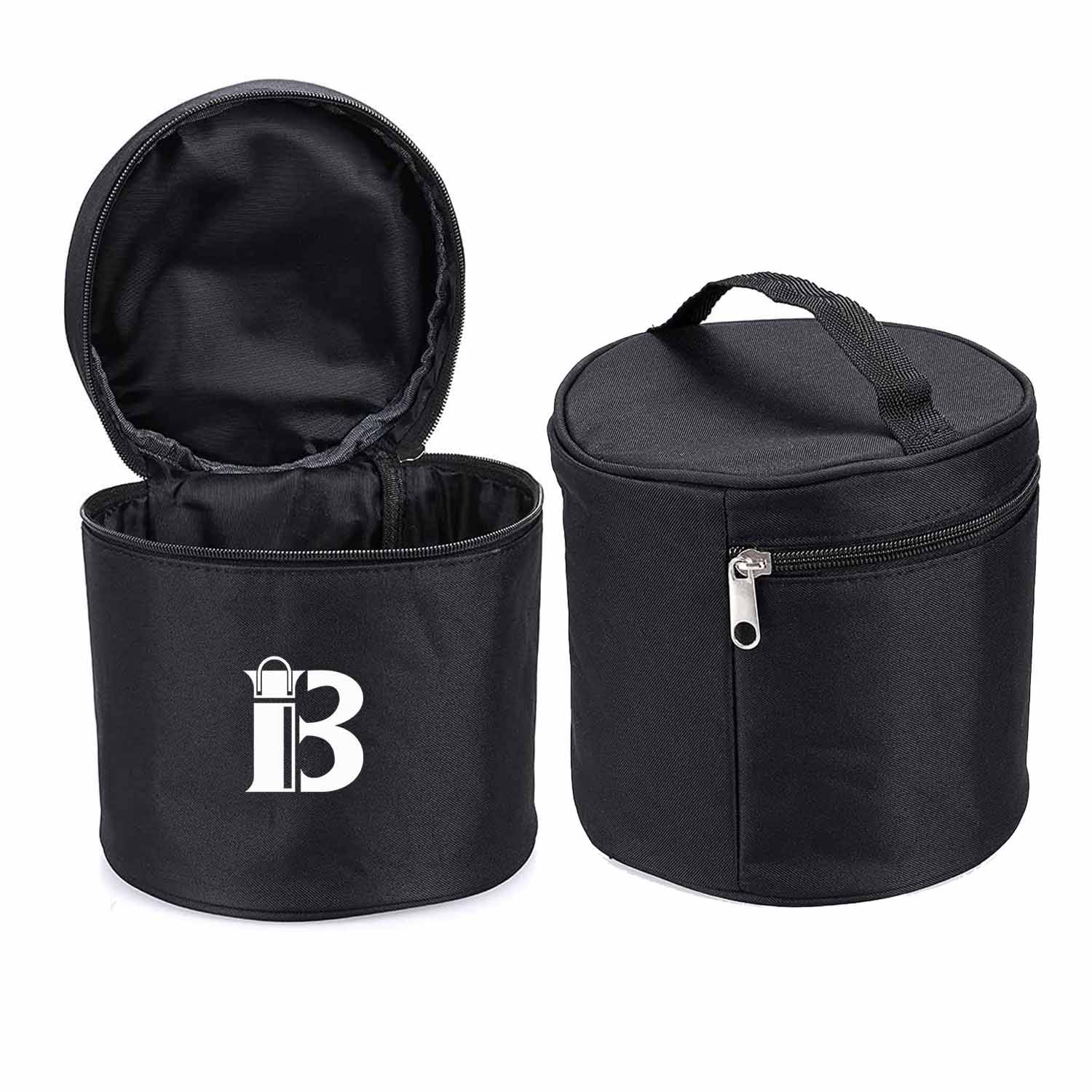 Large-capacity cylindrical storage stationery bag