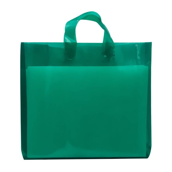 PVC super transparent handbag shopping bag