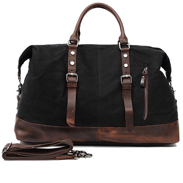 Canvas Waxed Vintage Wear resistant Storage Duffel Bag