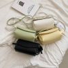 PU Leather Crossbody Shoulder Bag With Elephant Pendant