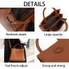Genuine Leather large capacity stylish Bucket tote bag