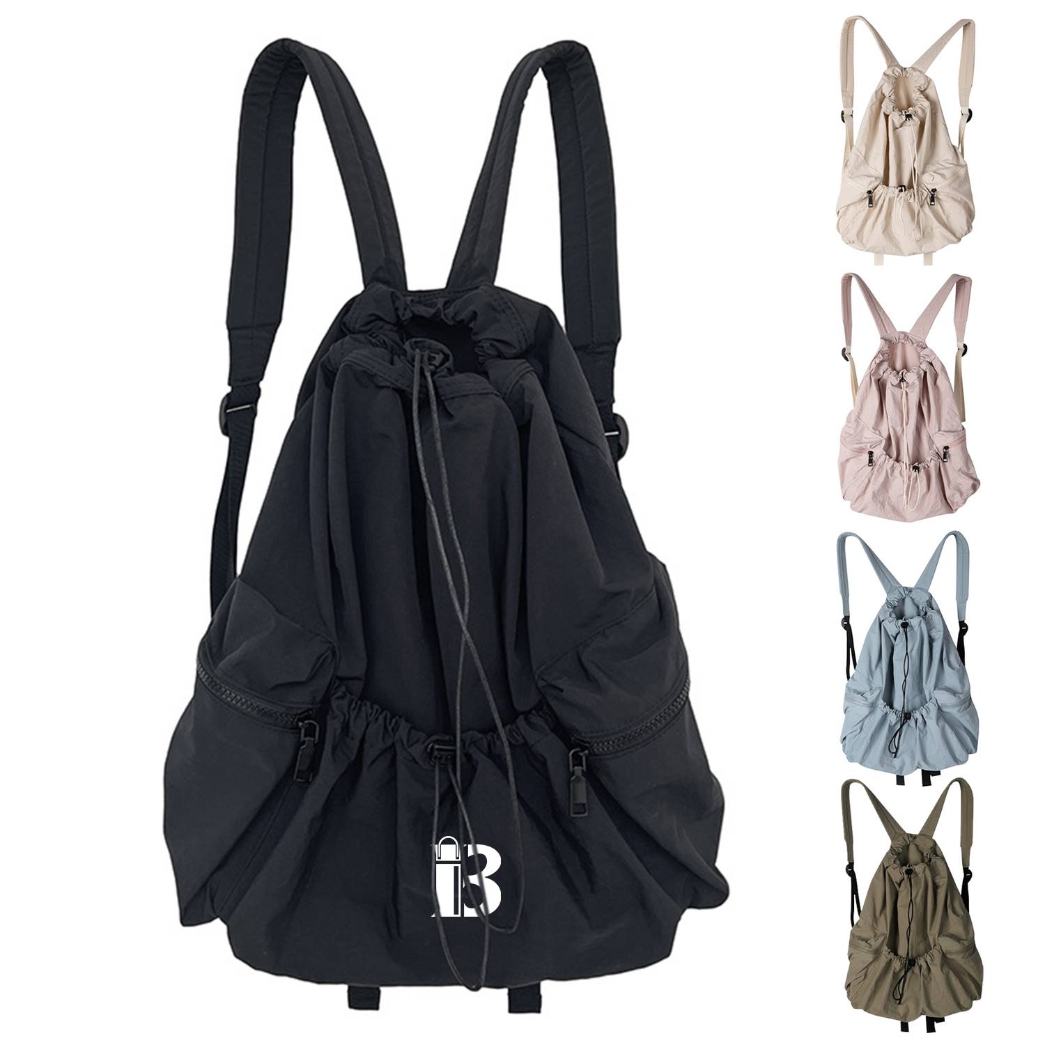 Nylon Breathable Drawstring Backpack