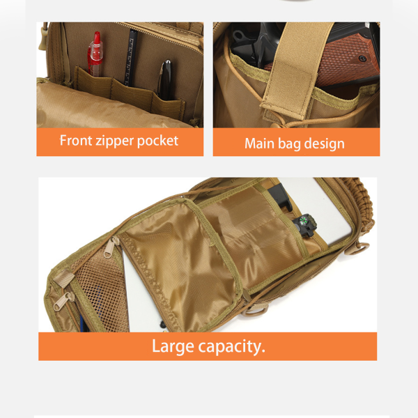 Multifunction Tactical Sling Chest Bag Pack