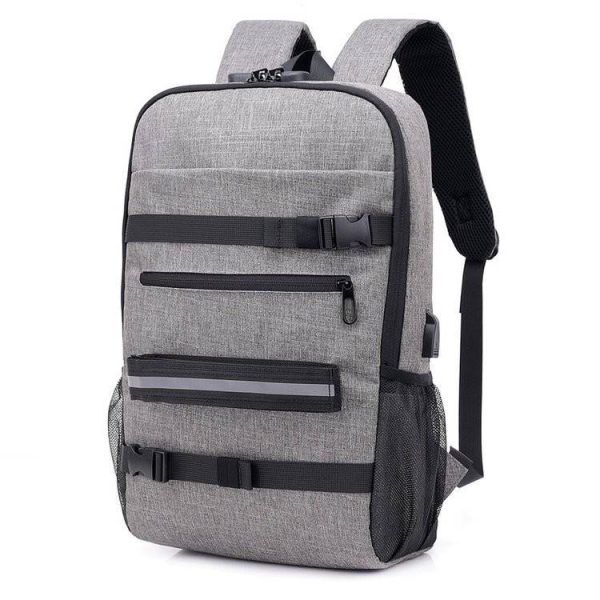Water Resistant Canvas Backpack with Anti-Theft Lock