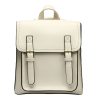 PU Leather Casual Daypack Style Flap Backpacks for Ladies