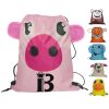 Drawstring polyester pocket