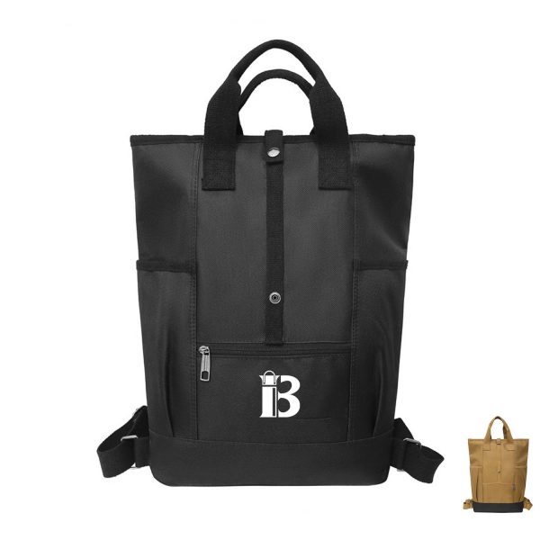 Polyester roll-up backpack