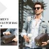 Genuine Leather Front Combination lock Pocket Wallets