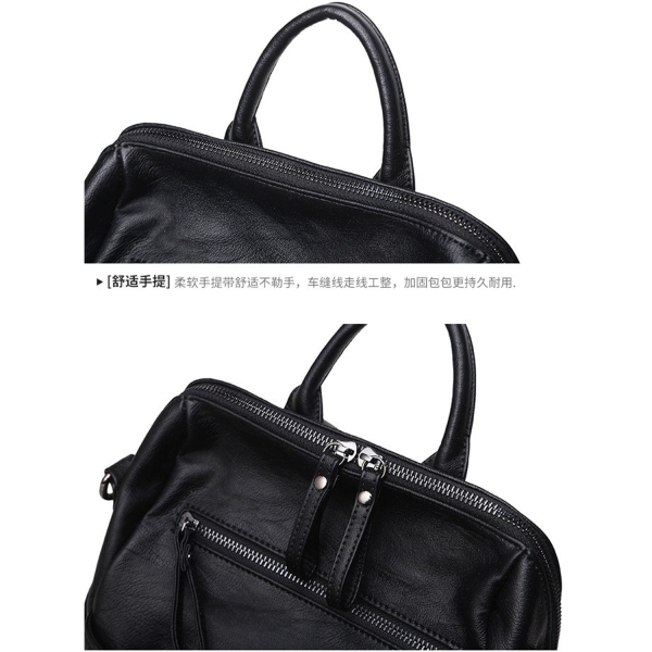 Large Fashion PU Leather Backpack Purse