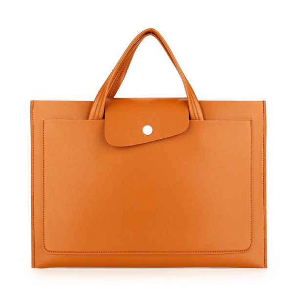 PU Leather Slim Laptop Bag for men/women