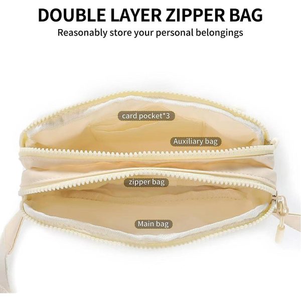 Cross-Body Waist Bag for Women with Adjustable Straps