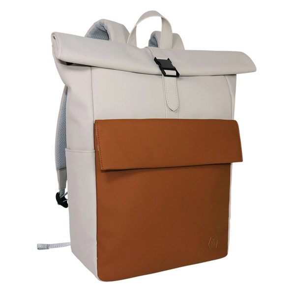 Oxford roll business casual backpack