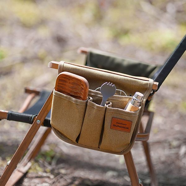Outdoor Camping Kemite Chair Armrest Hanging Bag