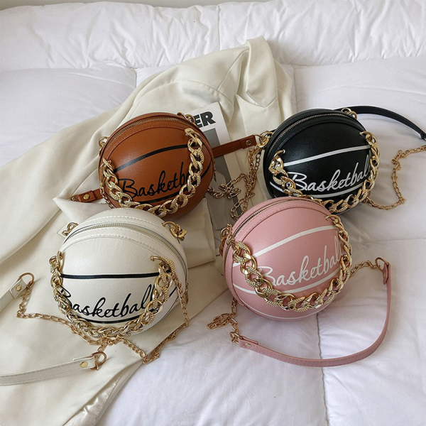 PU Portable Basketball Chain Bag
