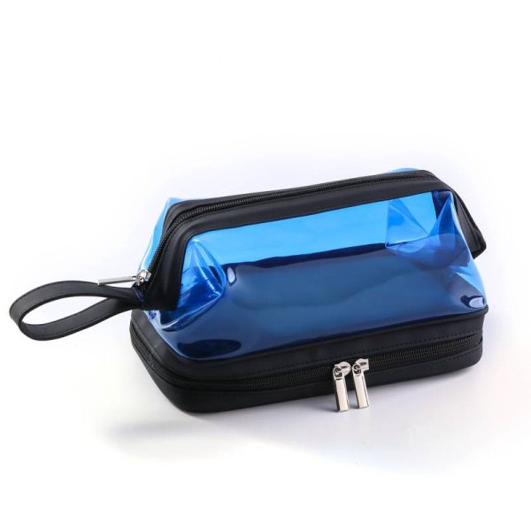 Large Double Layer Clear Makeup Bags