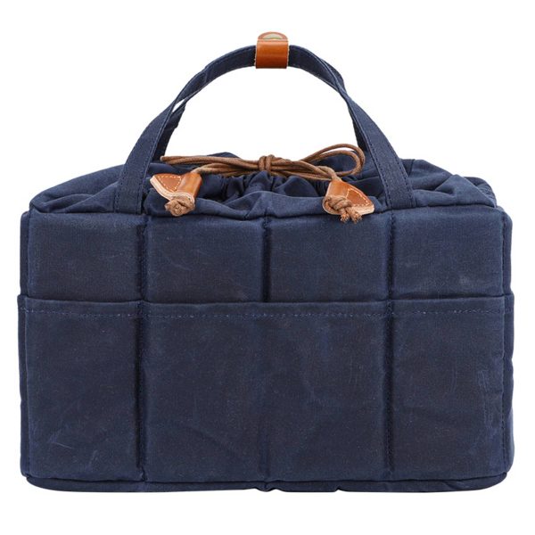 Canvas drawstring electronic accessories storage duffel bag