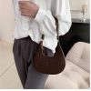 Solid color temperament women's bag casual shoulder handbag