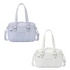 Cute square PU Leather Handbag Tote Bag