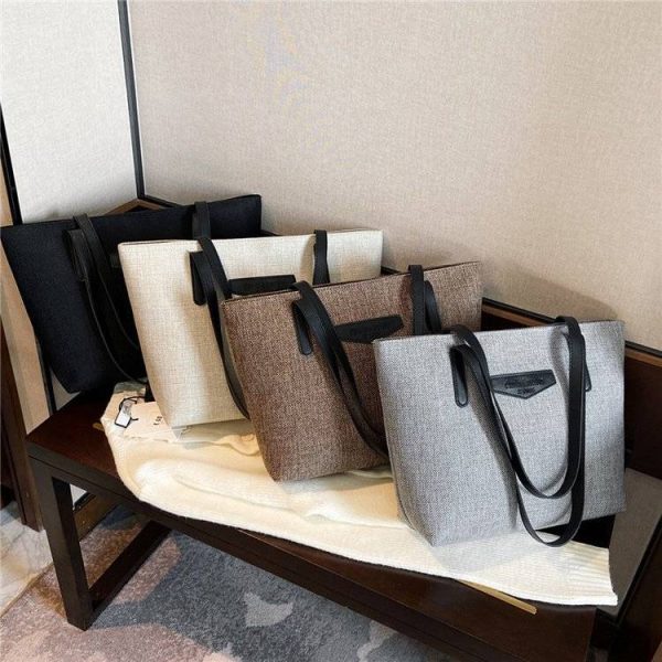 Canvas Large Capacity Tote Bag