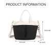 Canva Crossbody Bag Handbag With Multi Pocket