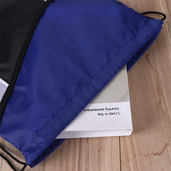 Two Tone Waterproof Mesh Cinch Bag