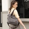 Women's Canvas Shoulder Handle Work Crossbody Bag
