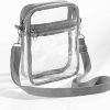 PVC Clear Crossbody Purse for women,With front pocket