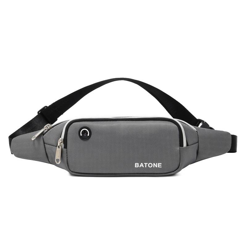 Oxford Sports Fanny Pack Belt Bag With Earphone Port