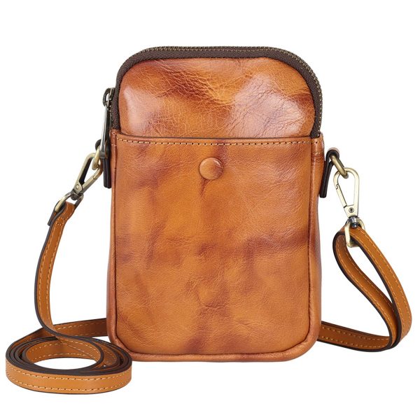 Pu leather Small Cellphone Purse crossbody Bag for women