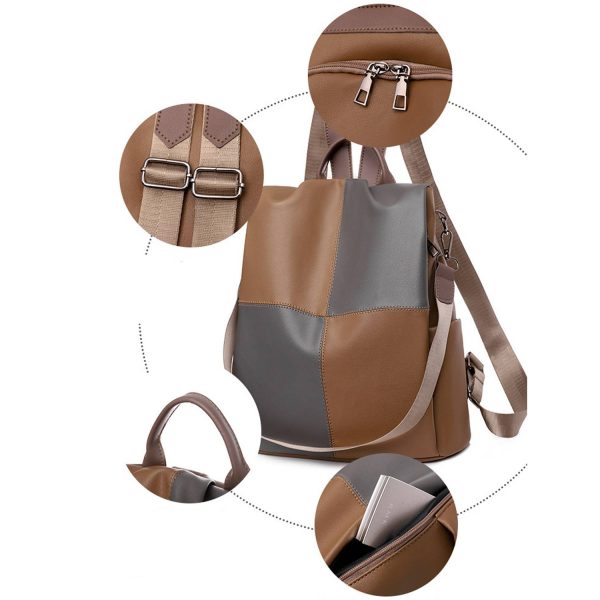 Soft PU Leather Shoulder Bag Backpack
