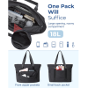 Lightweight Large Quilted Yoga Duffel Tote Bag
