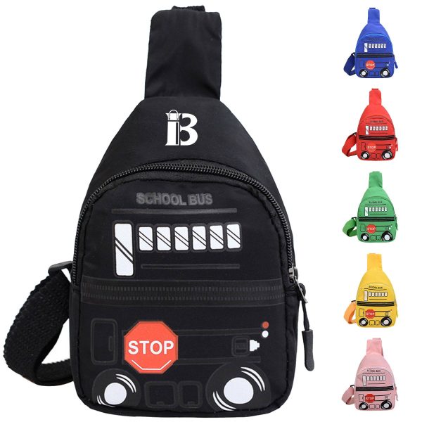 Nylon Car Pattern Crossbody Bag for Kids