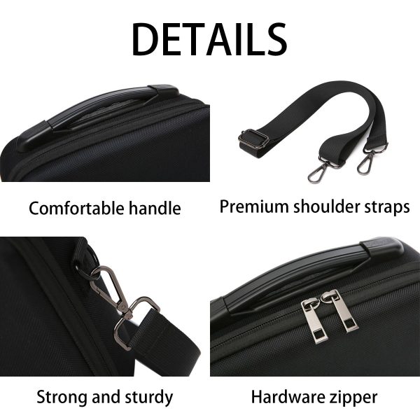 Nylon Hard shell portable digital storage bag