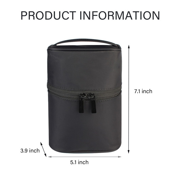 Small Makeup Brush Holder Organizer Bucket Bag