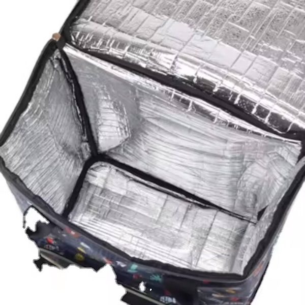 Portable Insulated Bag Shopping Cart Trolley