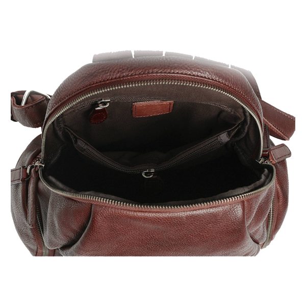 Genuine leather backpack for women