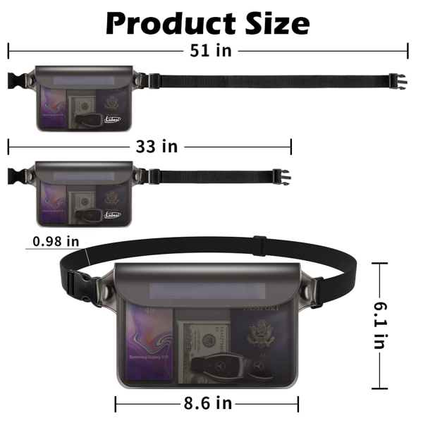TPU Waterproof Phone Pouch Fanny Pack
