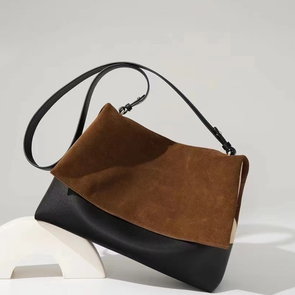 Waterproof Vintage Genuine Leather Messenger Tote Bag