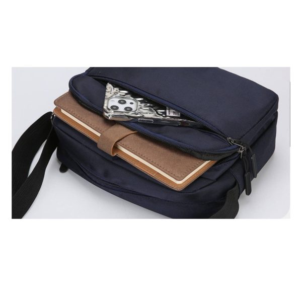 Fashionable Multi-layer Single Shoulder Nylon Crossbody Bag