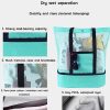 Outdoor Picnic One-Shoulder Camping Double-Decker Beach Bag