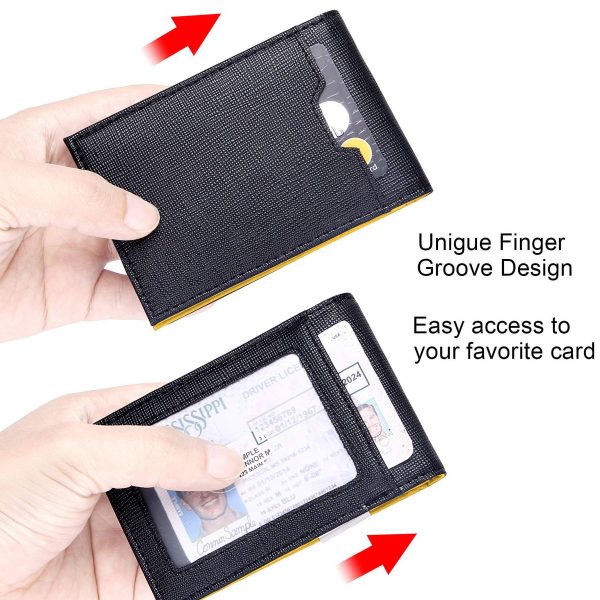 Genuine Leather Men's Ultrathin Anti-theft Wallet