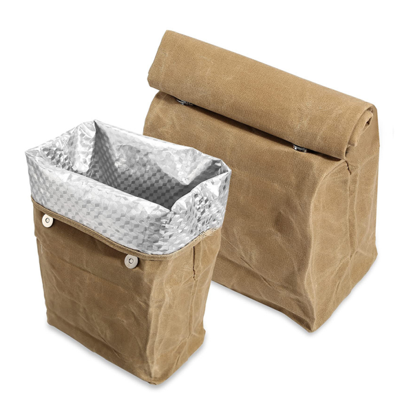 Waxed Canvas Lunch Bag